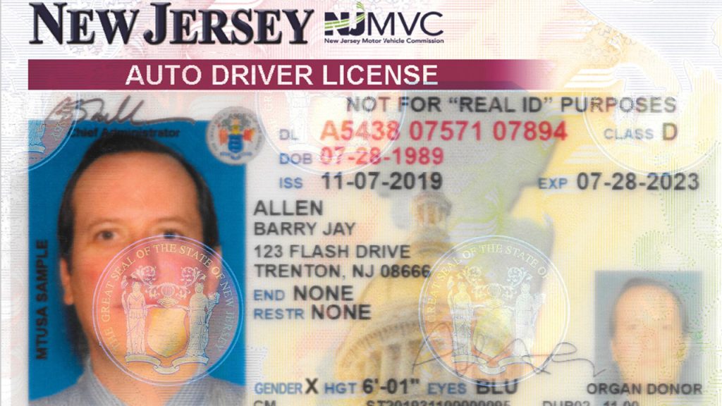 New Jersey Drivers License