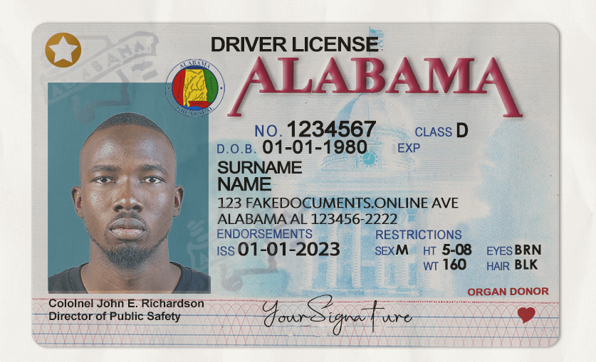 Alabama Driver’s License