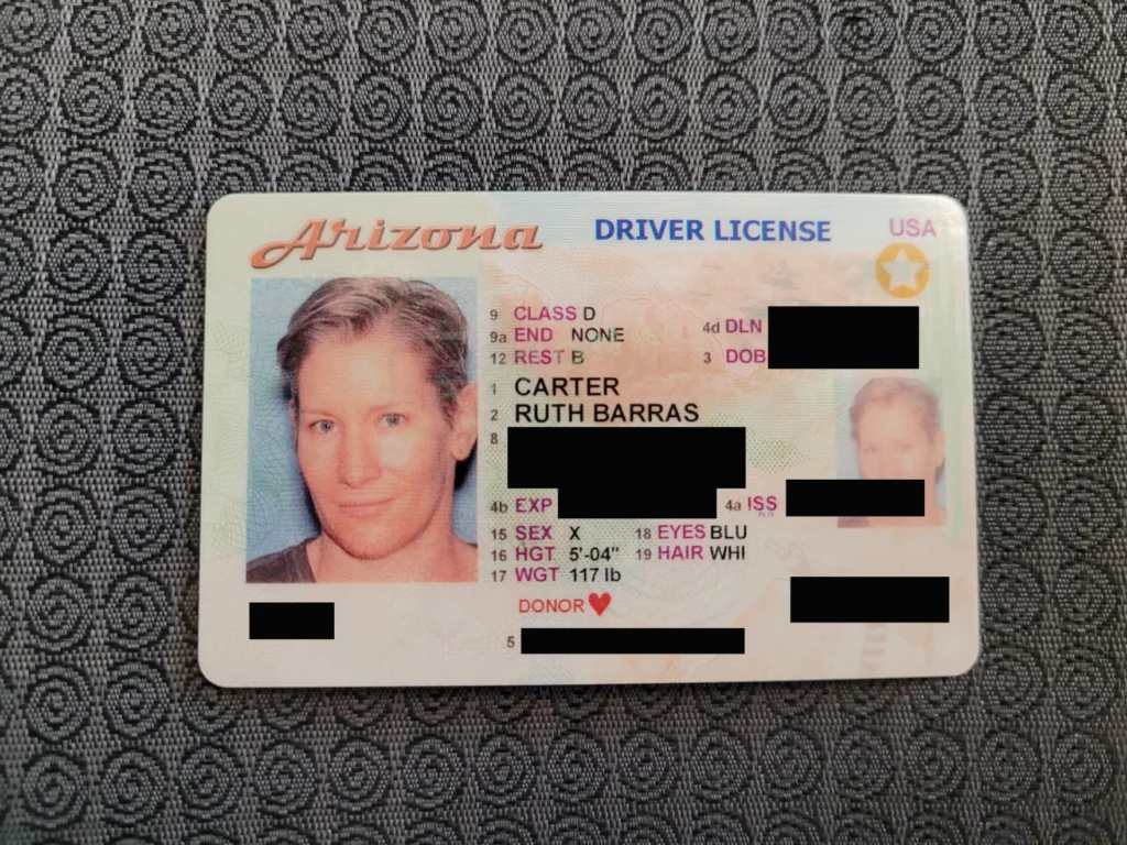 Arizona Drivers license