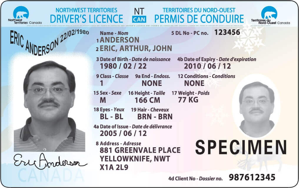 Northwest Territories Driver Licence