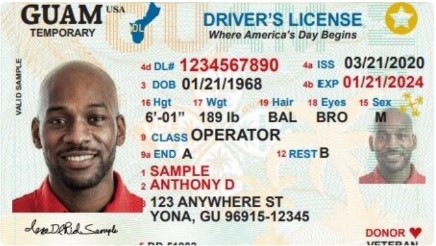 Guam Driver license