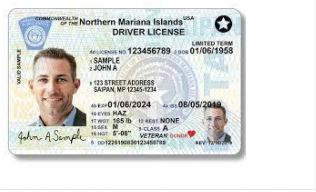 Northern Mariana Islands drivers license