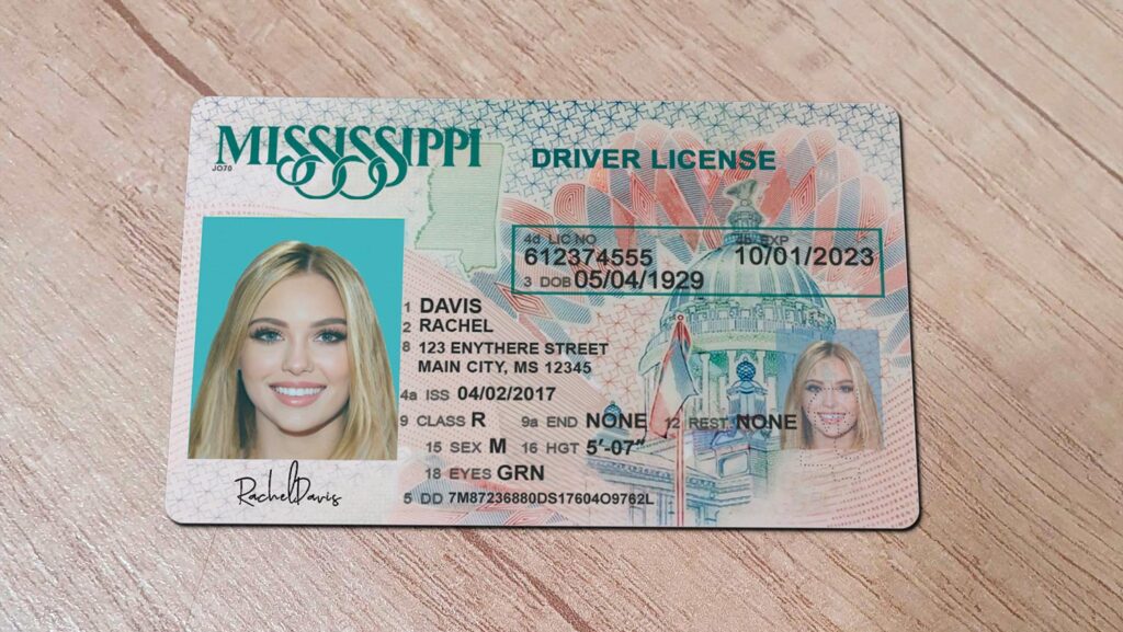 Mississippi Driver License